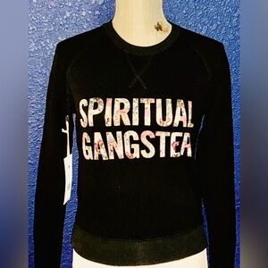 Spiritual Gangster Black and Pink Top